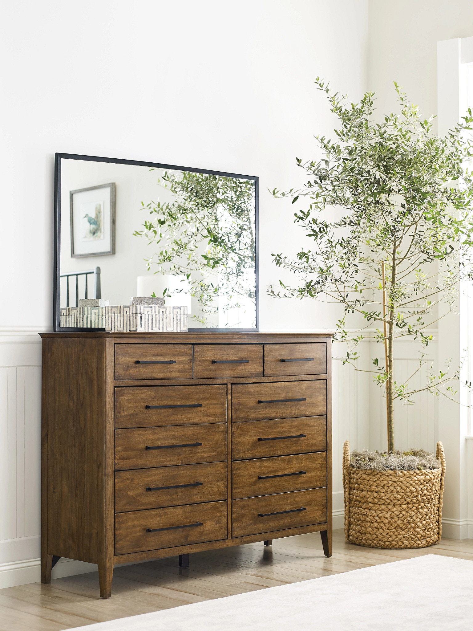 Woodbridge Upholstery Bedroom Larson Tall Eleven Drawer