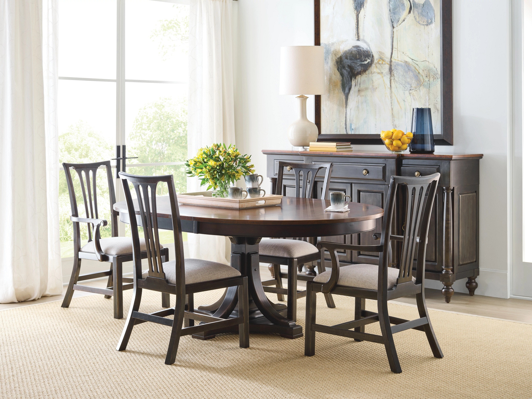 Kincaid Furniture Living Room Fitts Arm Chair - Black 487-623B - Carol  House Furniture - Maryland, image size:1024x768