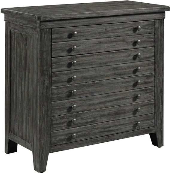 Kincaid Furniture Acquisitions Brimley Map Drawer Bachelor's Chest - Raven Finish 111-400