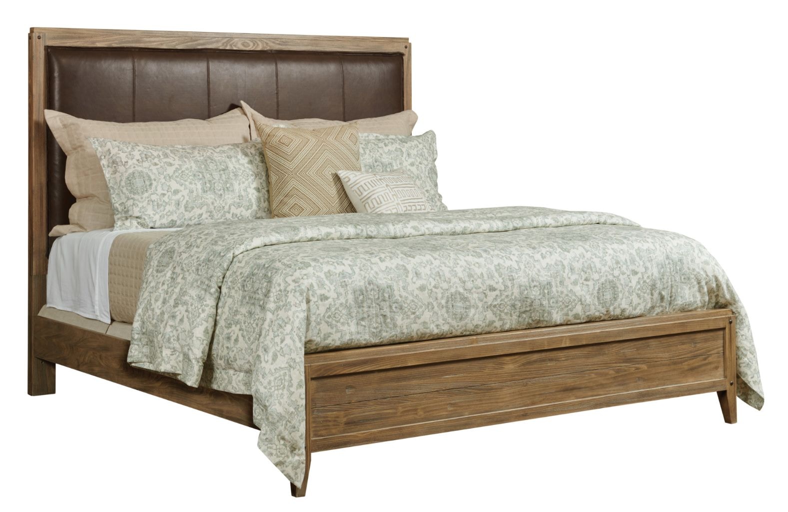 Kincaid Furniture Bedroom Longview Upholstered King Bed Complete 944316P D Noblin Furniture
