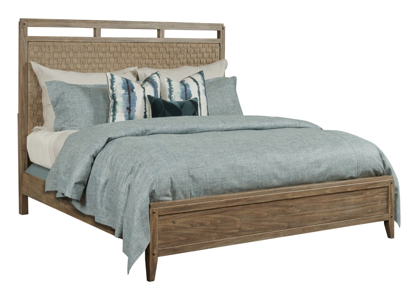 Kincaid Furniture Bedroom Linden Queen Panel Bed - Complete 944