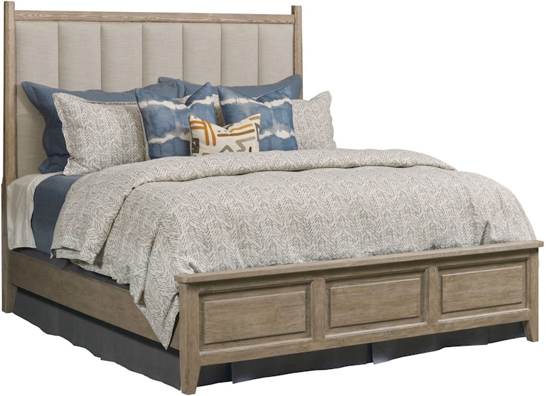 Kincaid Furniture Urban Cottage Oakmont King Uph Panel Bed Complete 025-316P