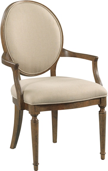 Kincaid Furniture Cecil Oval Back Uph Arm Chair 024-637 024-637