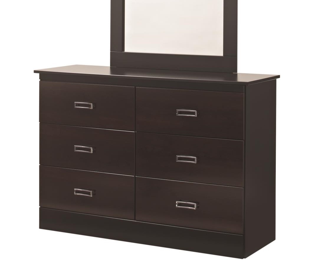 Lang Furniture Youth Six Drawer Dresser Hur 648 Mikos Matt