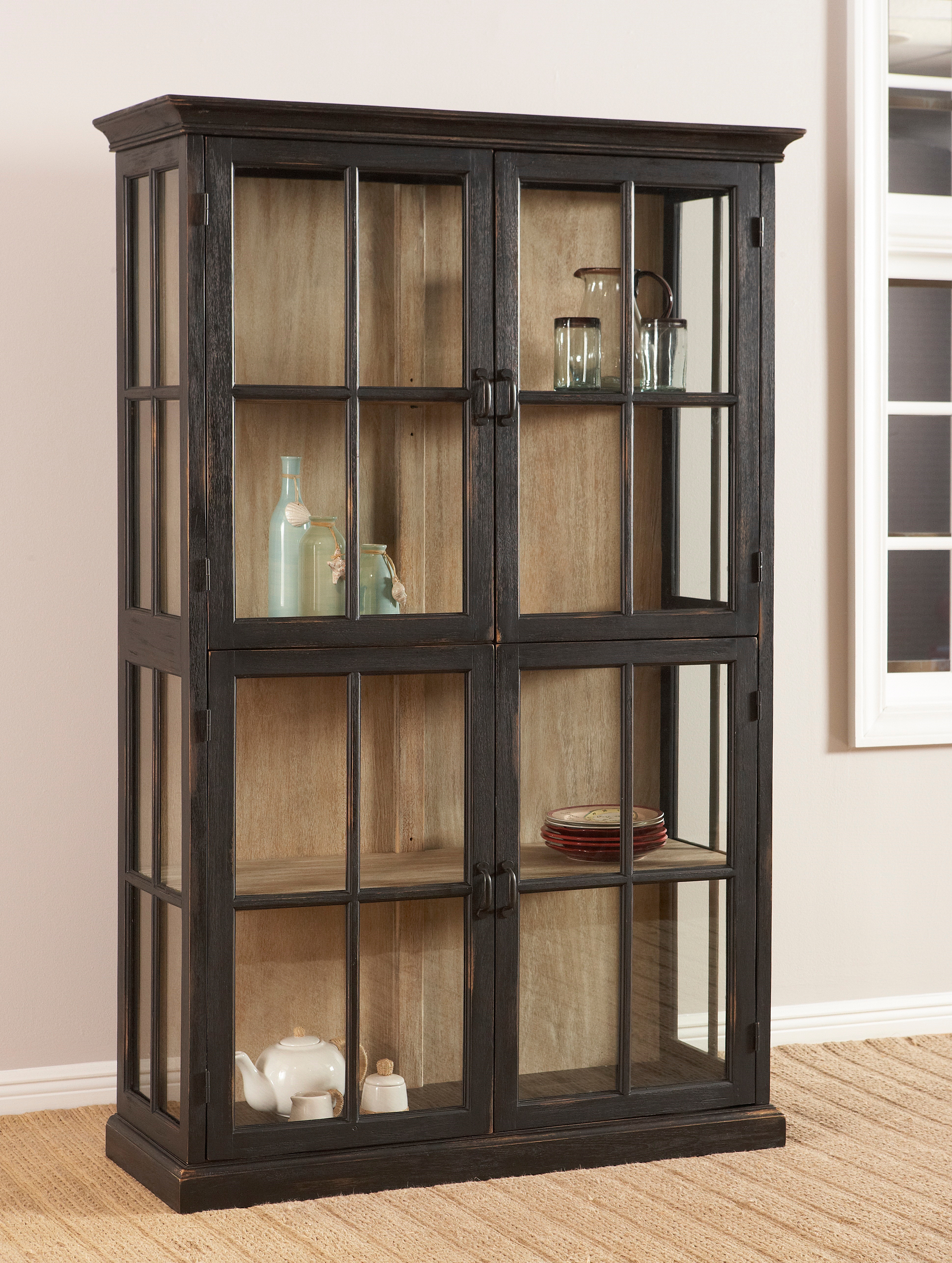 Largo International Living Room Curio Cabinet 2 Cartons D695 52
