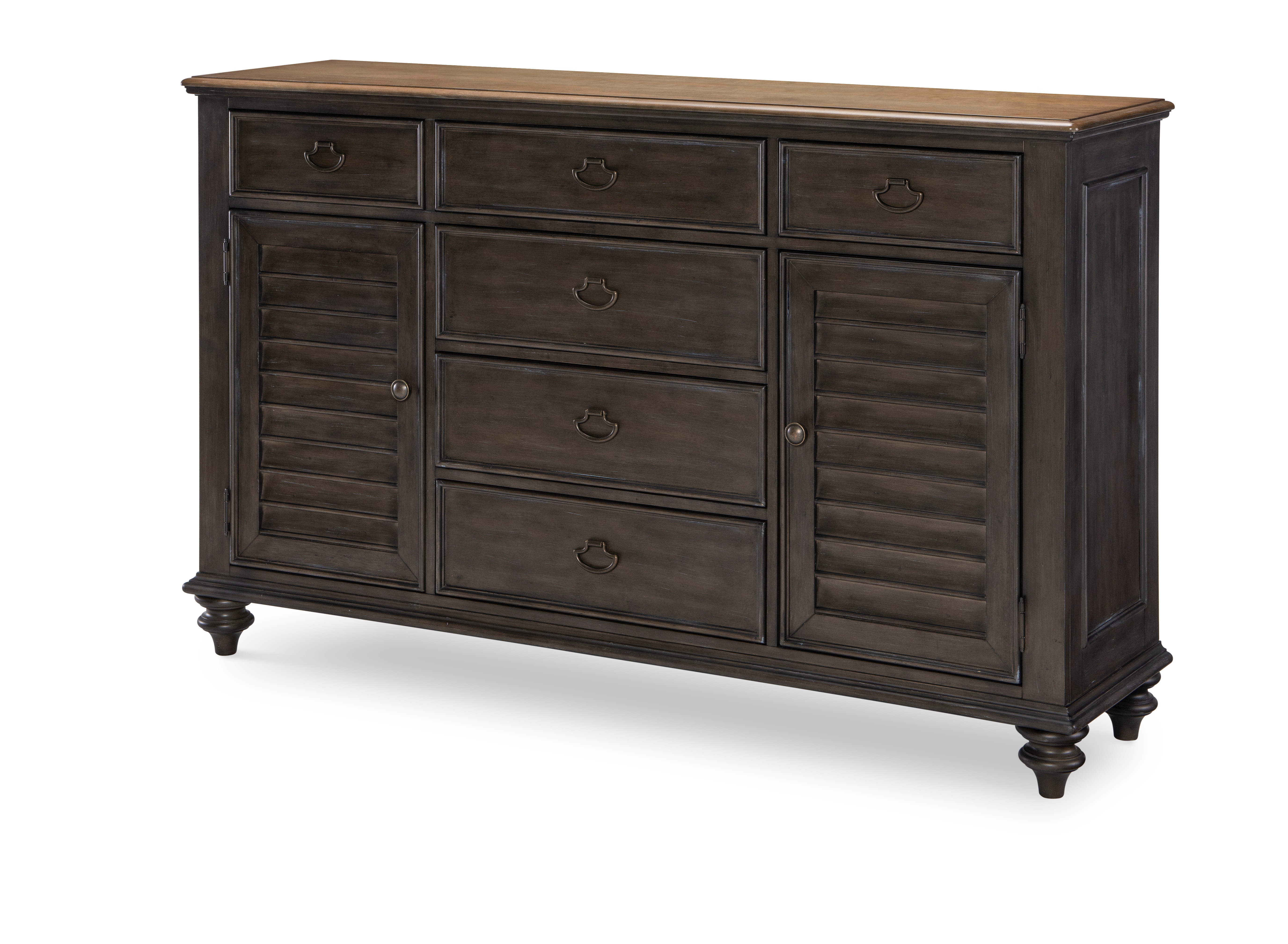 Legacy Classic Furniture Bedroom Kingston Louvered Dresser 23121200