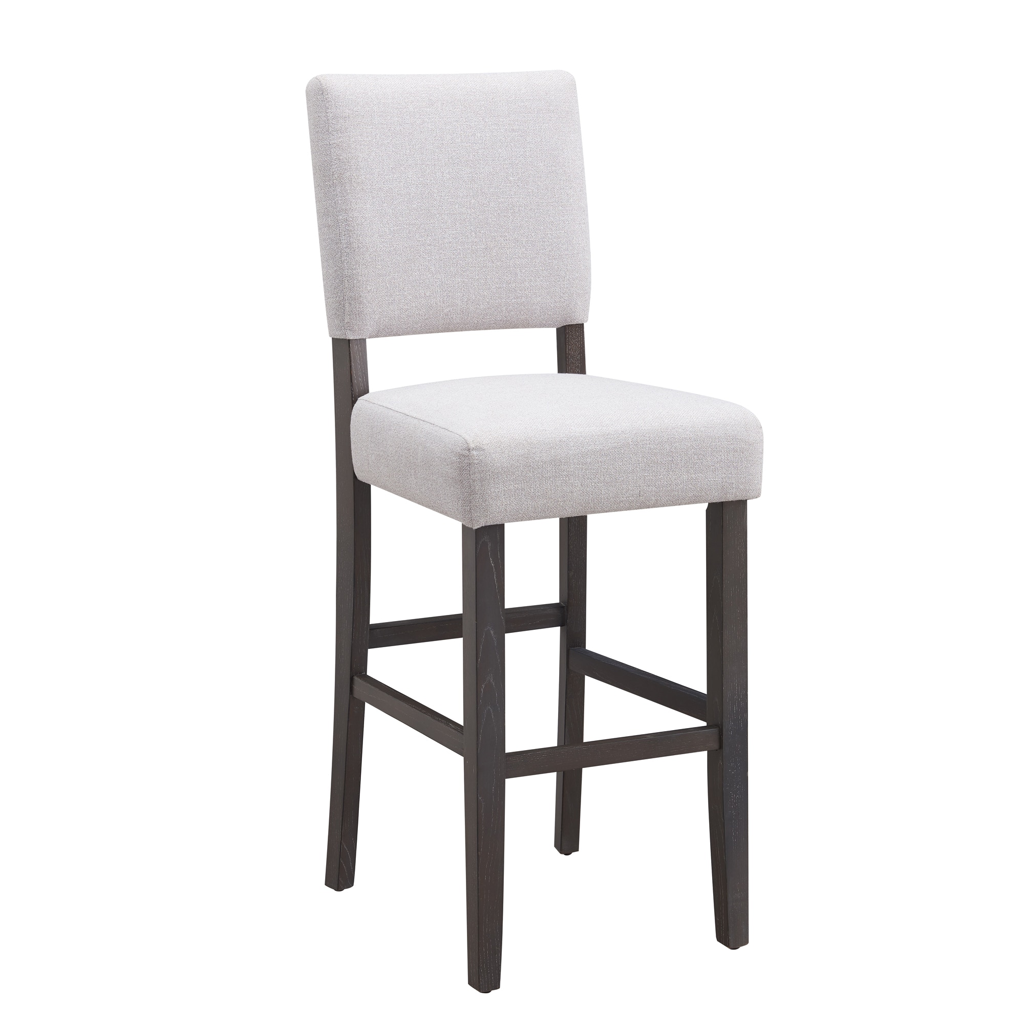 Leick home upholstered cheap back counter height stool