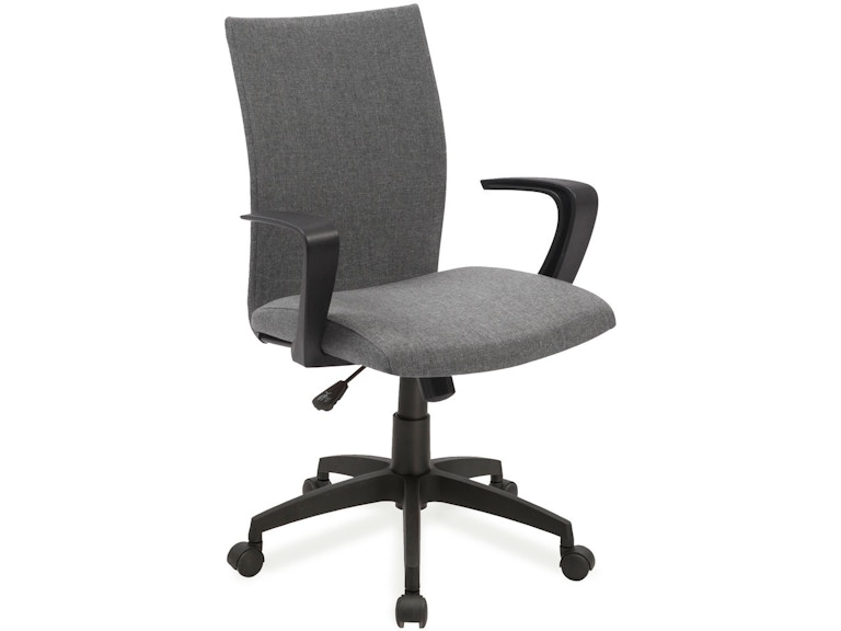 Leick Home Home Office Gray Linen Apostrophe Office Chair 10115gr La Waters Furniture