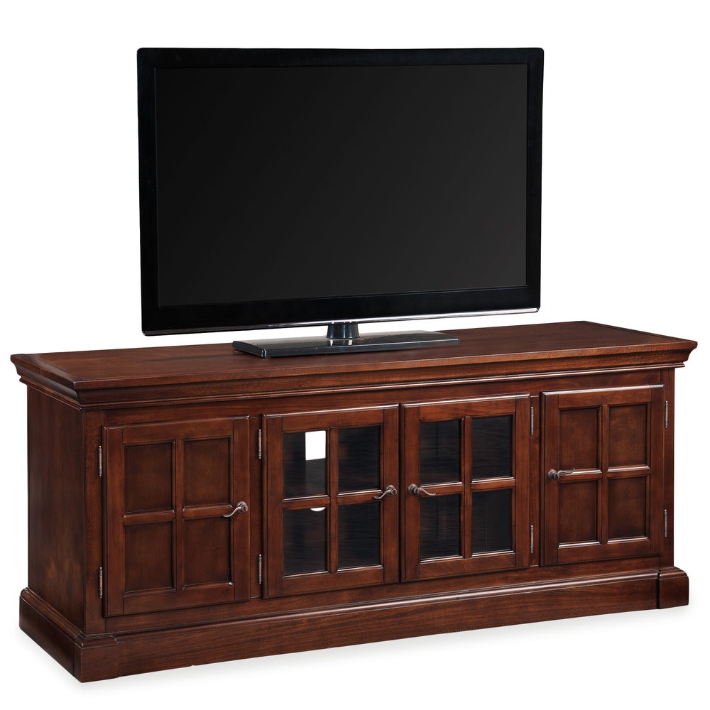 Cherry tv stand for clearance 65 inch tv