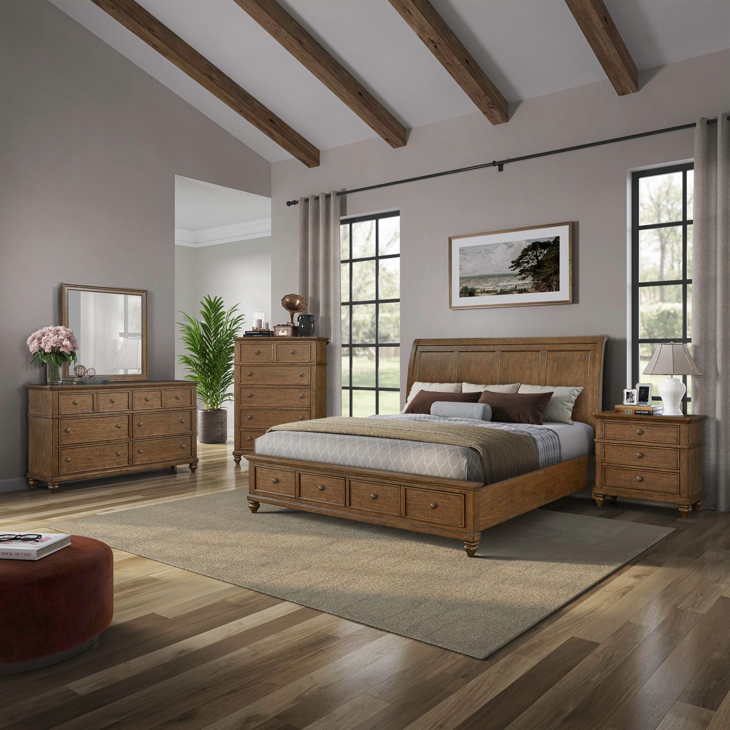 white christmas dresses Davis Direct | King Acorn Hill Storage Bed main image 0