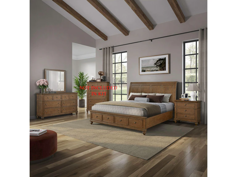 dresser storage beds 6 Piece Bedroom Set, Queen a USB port Elements Ridgemont Queen Storage Bed,