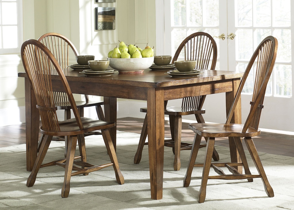 Liberty Long Oak Dining Room With