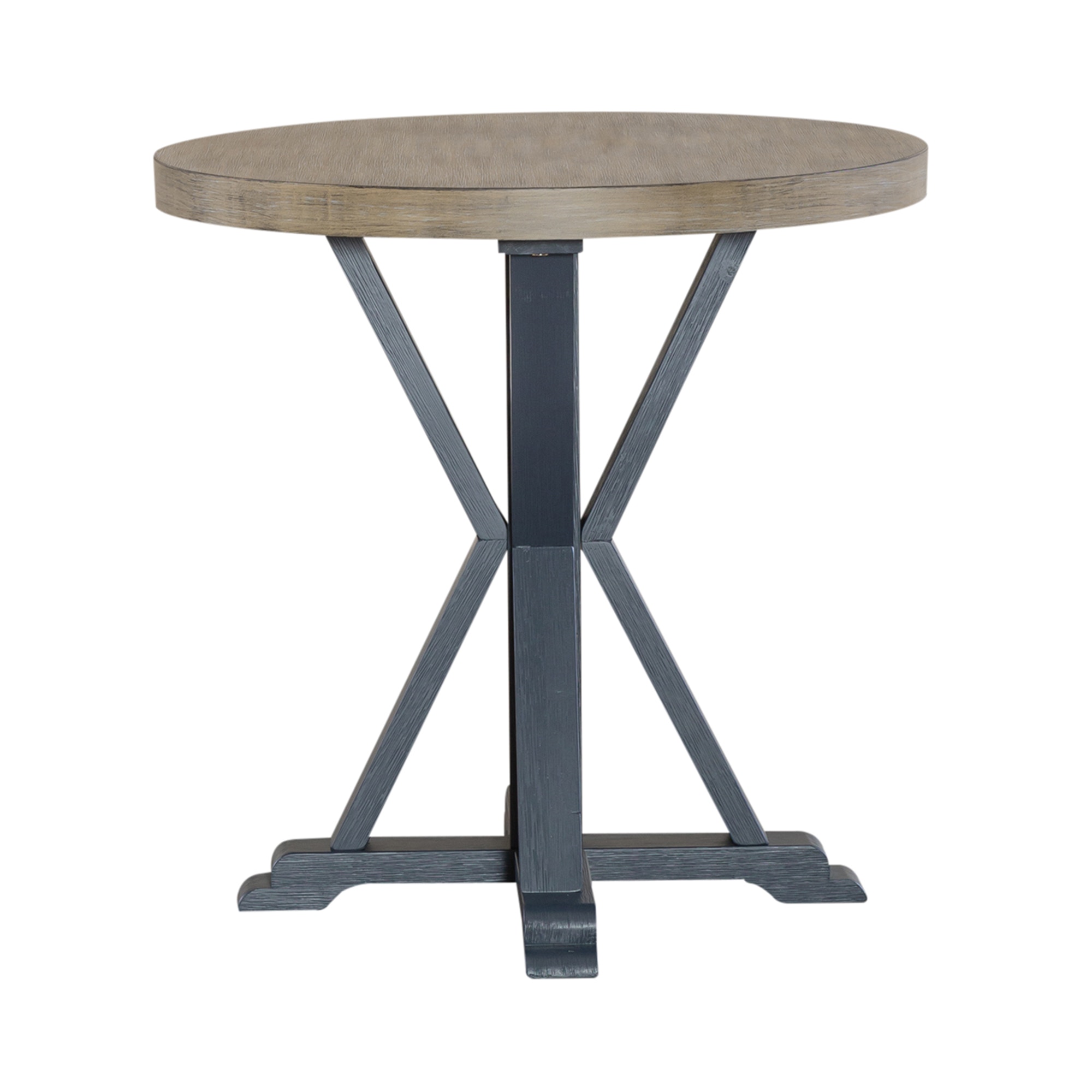 Liberty Furniture Living Room Round End Table Navy 171NYOT1022 B.F