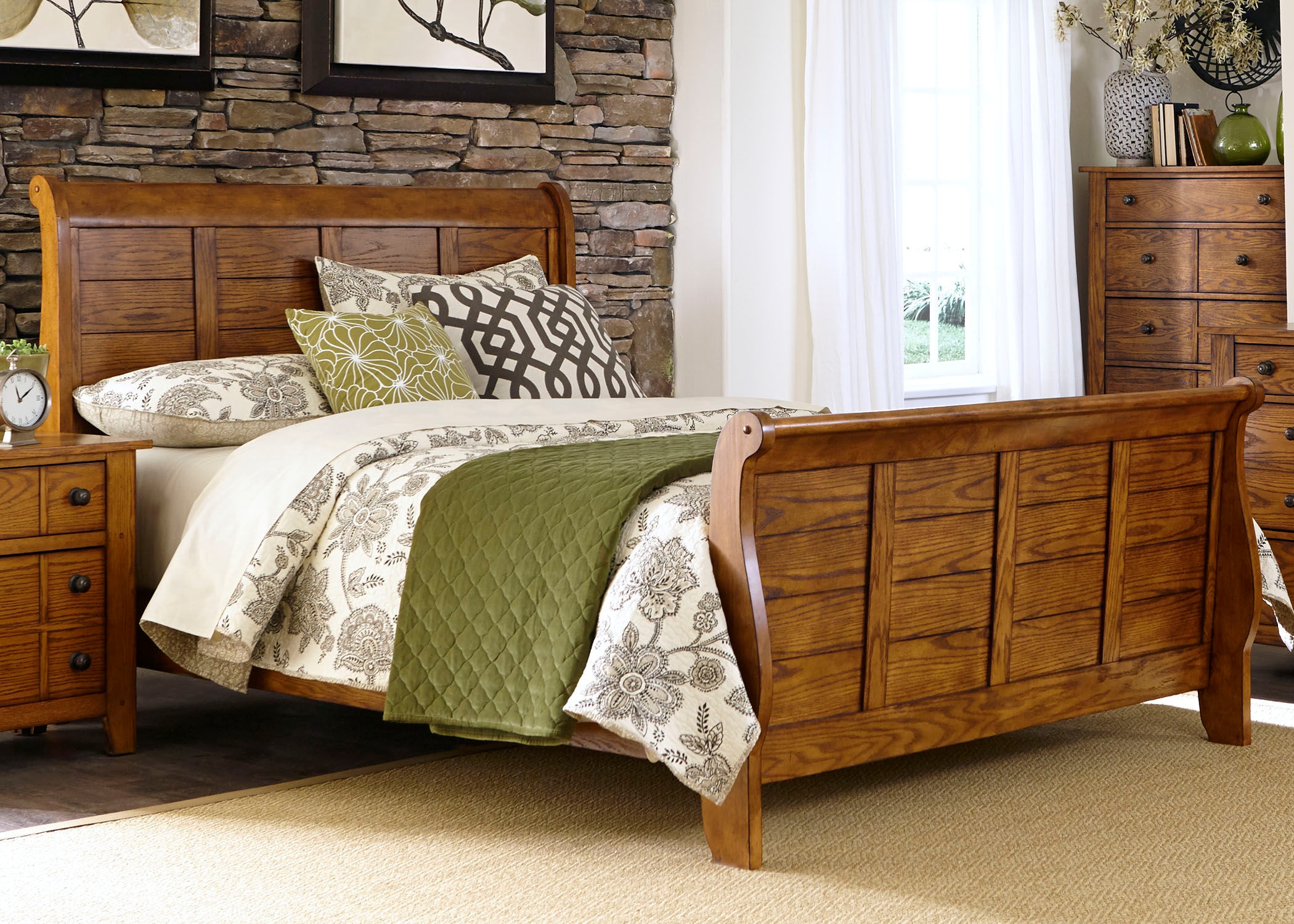 King headboard and footboard set sales