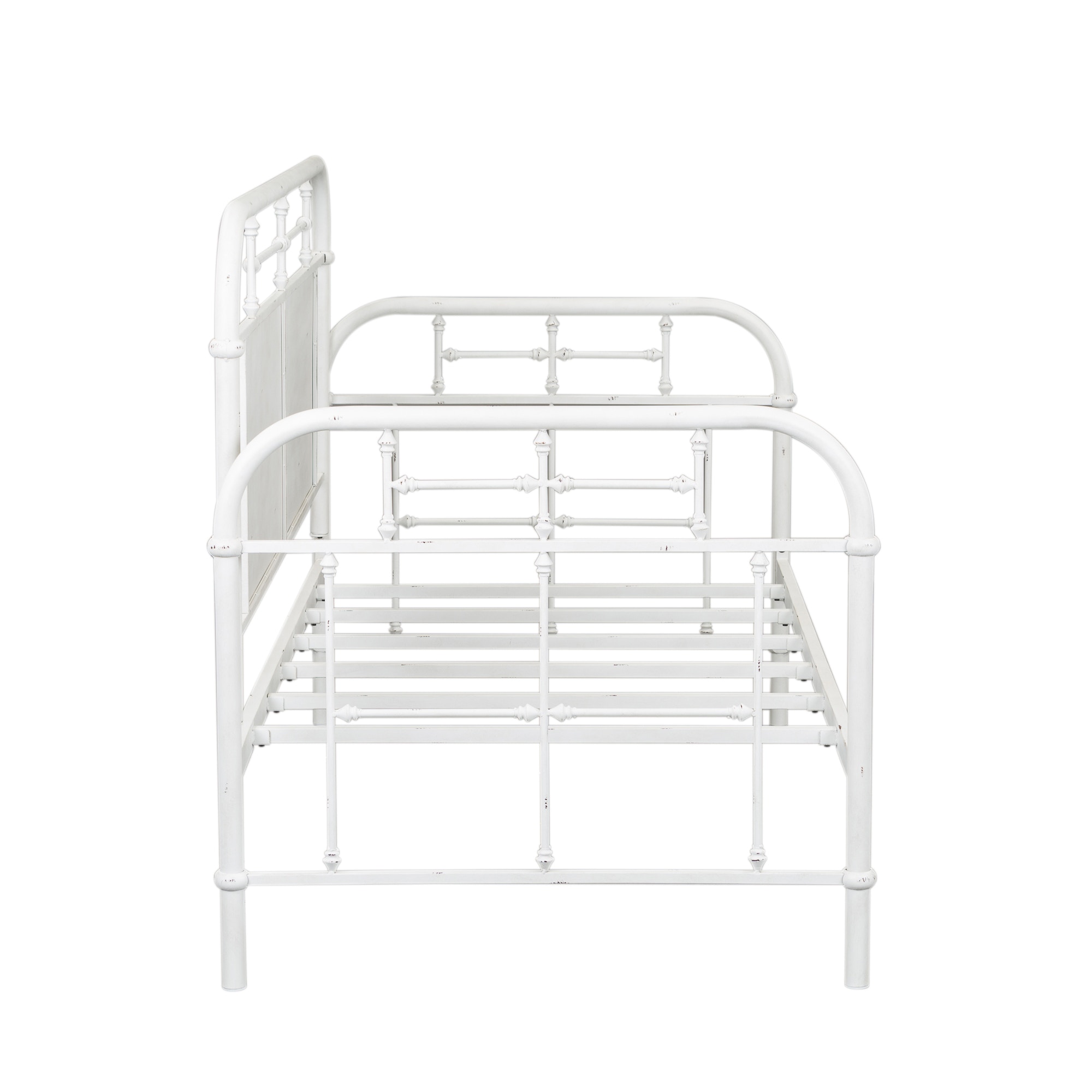 Liberty Furniture Youth Twin Metal Day Bed Antique White 179