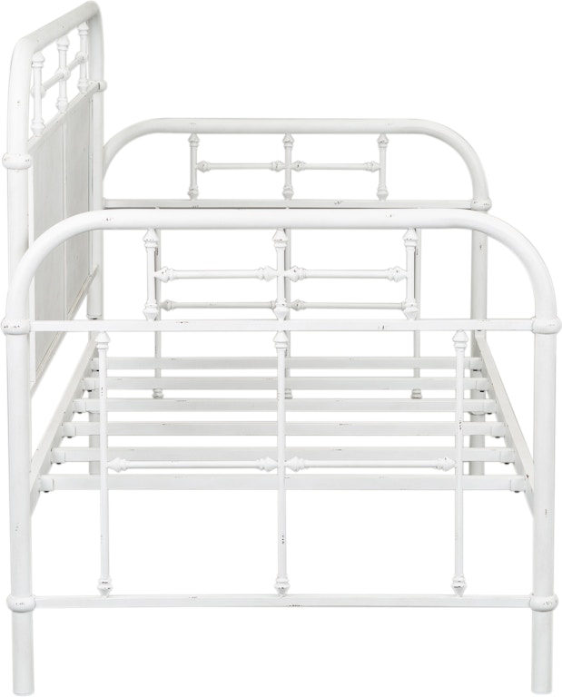 Liberty Furniture Youth Twin Metal Day Bed Antique White 179