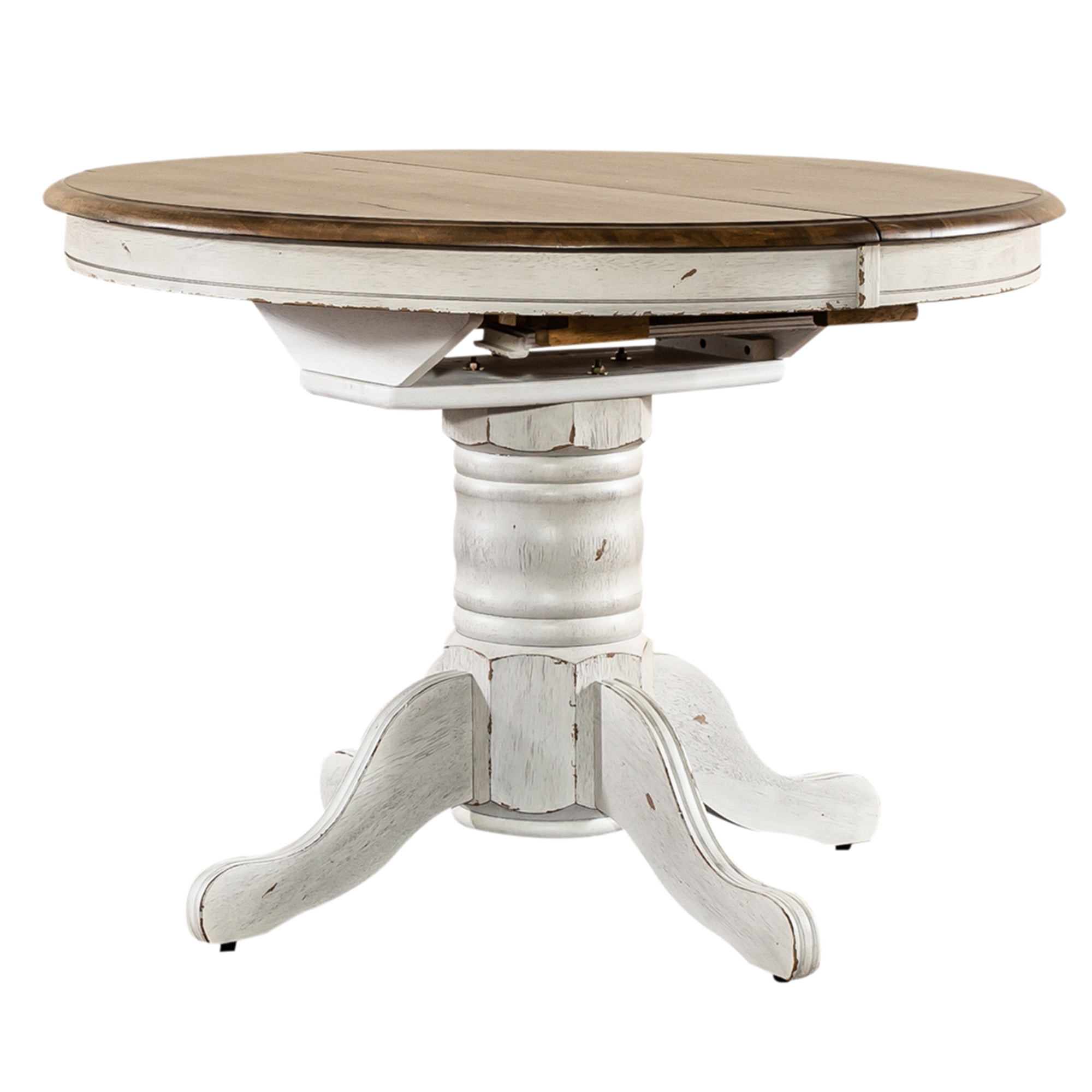 Liberty Furniture Dining Room Pedestal Table Set White 186WCDPED Furniture City Robertsdale