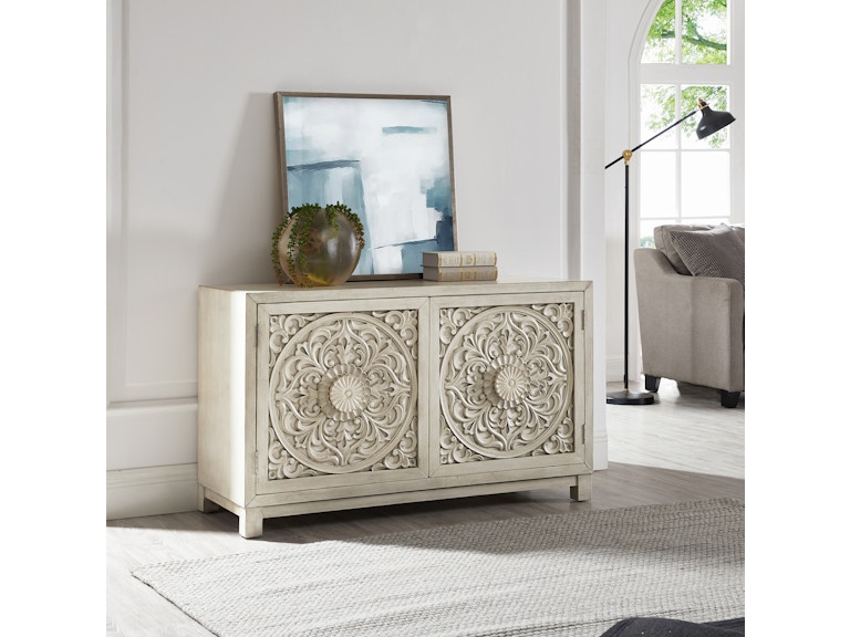 Liberty Furniture Sundance Antique Linen 2 Door Accent Cabinet 2057W-AC4629 711162330