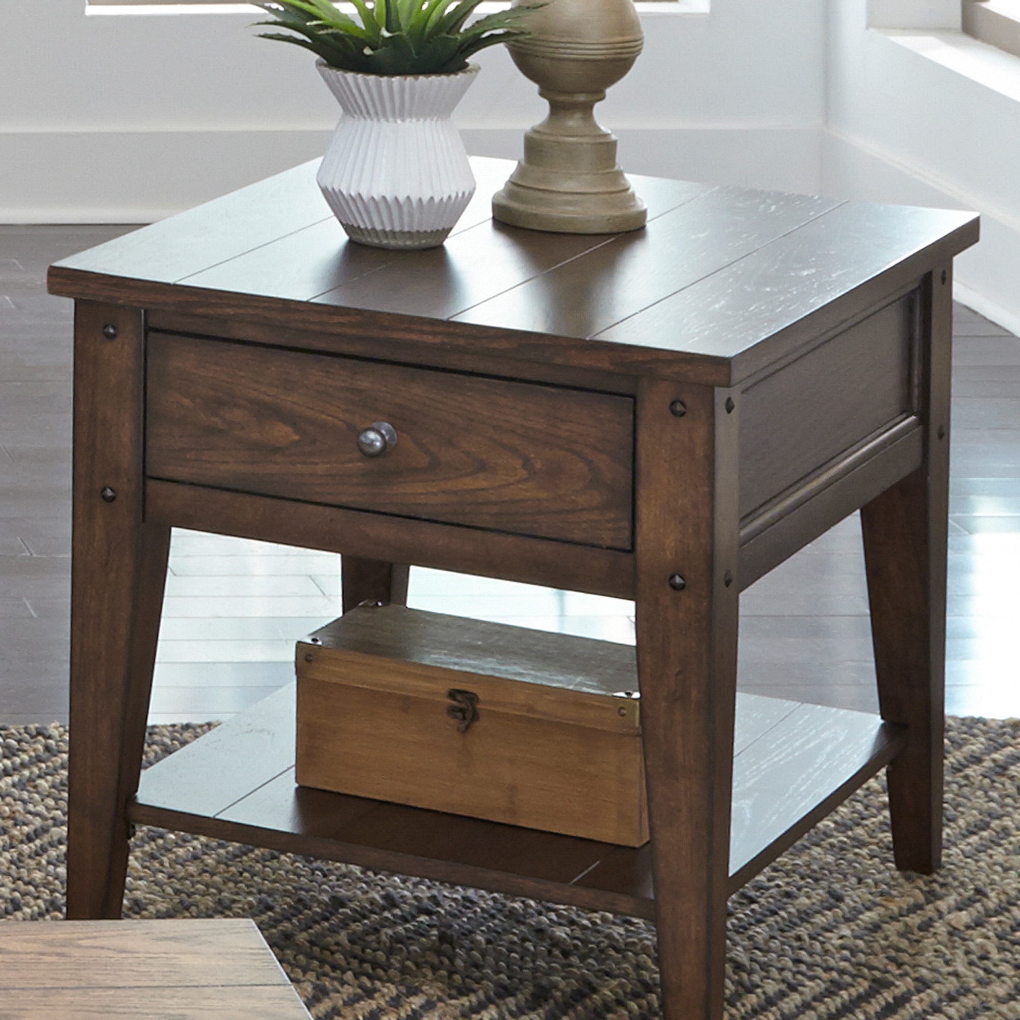 Liberty Furniture Living Room End Table 210OT1020 Lynch Furniture