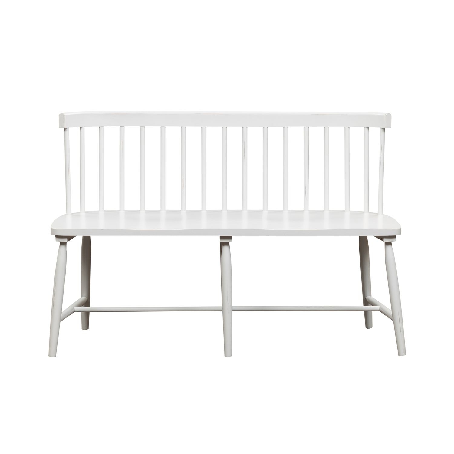 Liberty Furniture Casual Dining Spindle Back Dining Bench - White