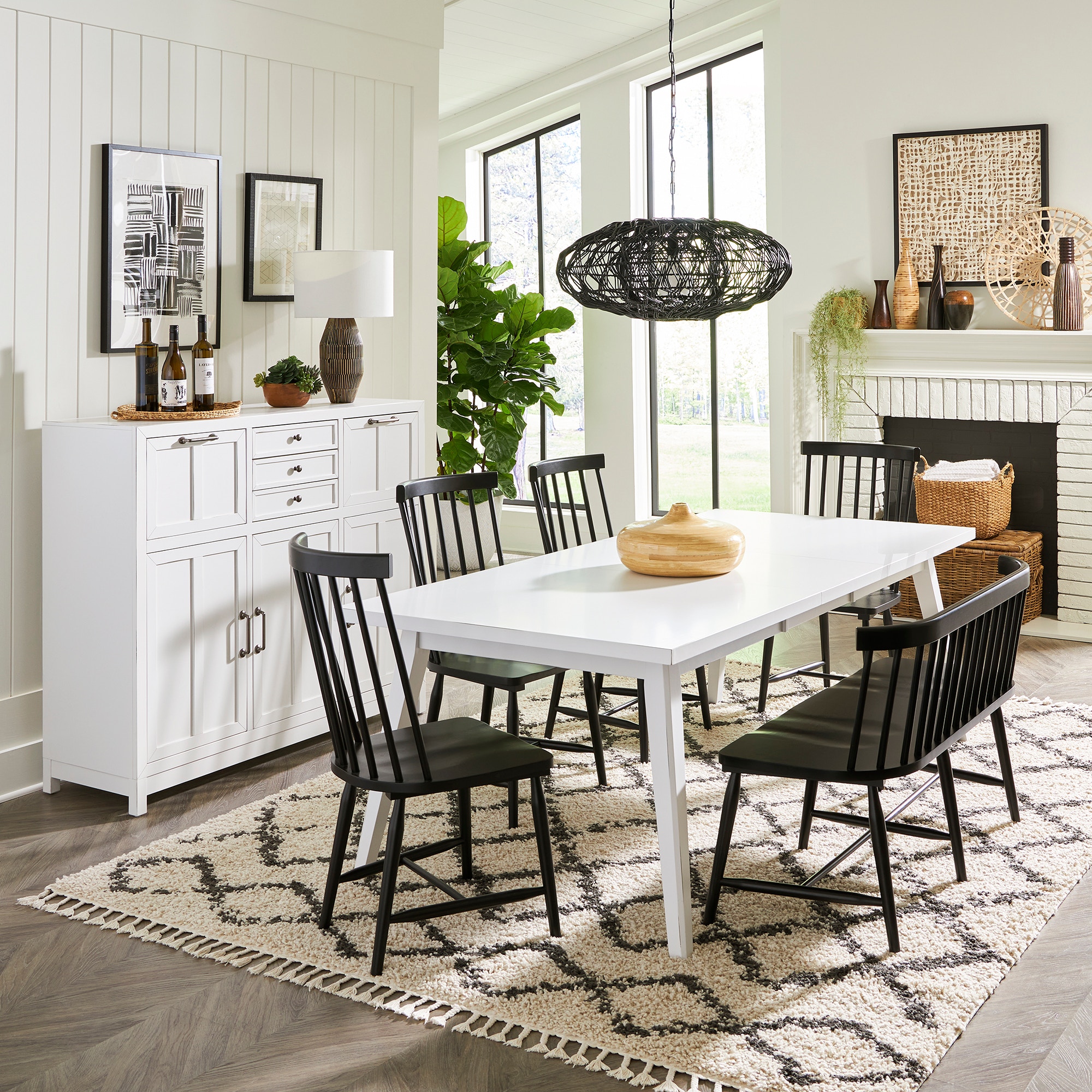 Modern farmhouse dining set for deals 6