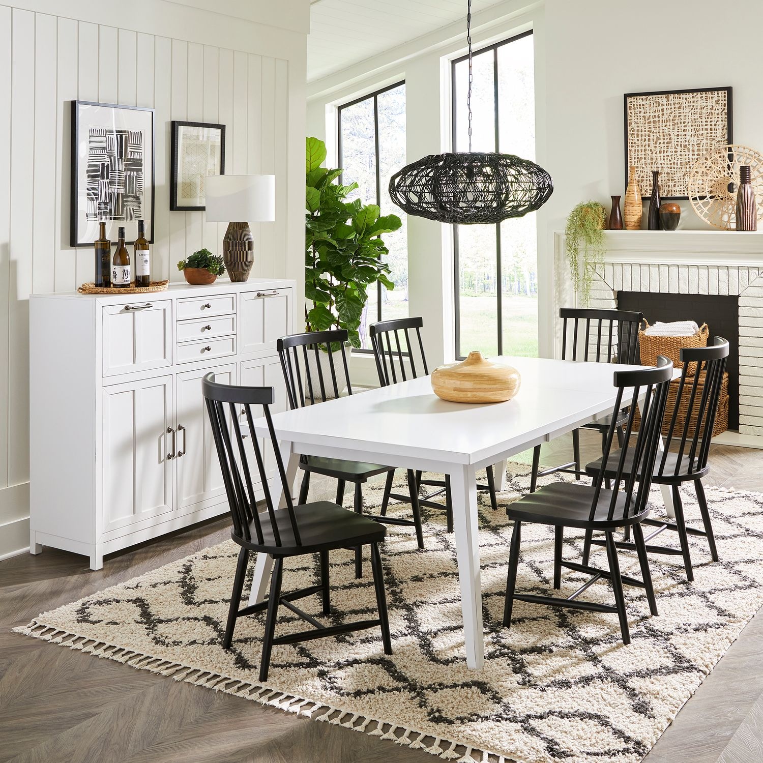 Liberty Furniture Casual Dining 7 Piece Rectangular Table Set