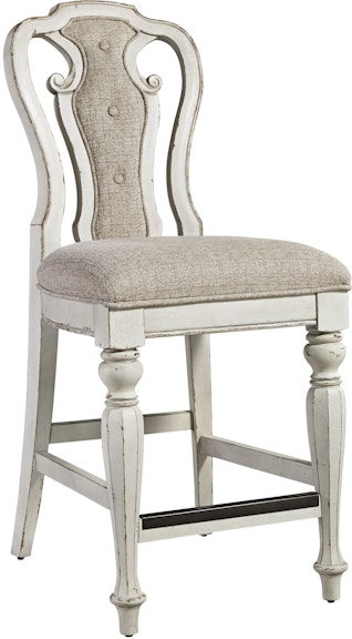Liberty Furniture Magnolia Manor Counter Height Upholstered Barstool 244-B650124 LI244-B650124