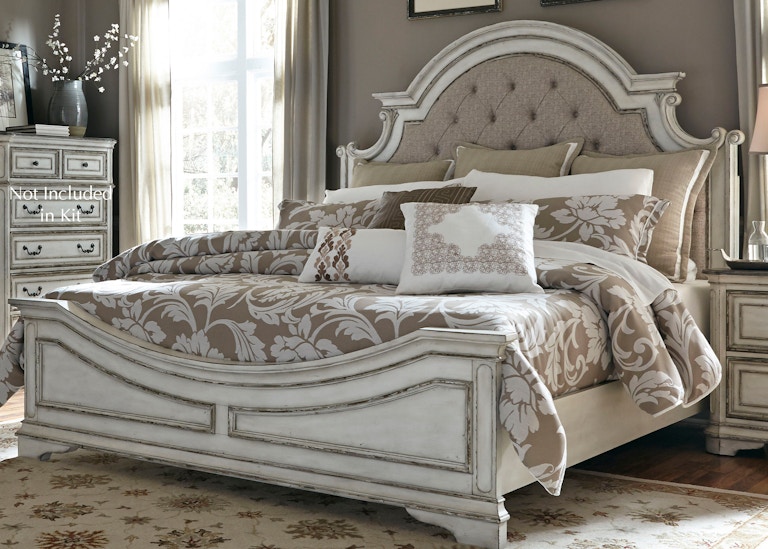 Liberty Furniture Magnolia Manor Queen Upholstered Panel Bed 244-BR-QUB LIK244QB