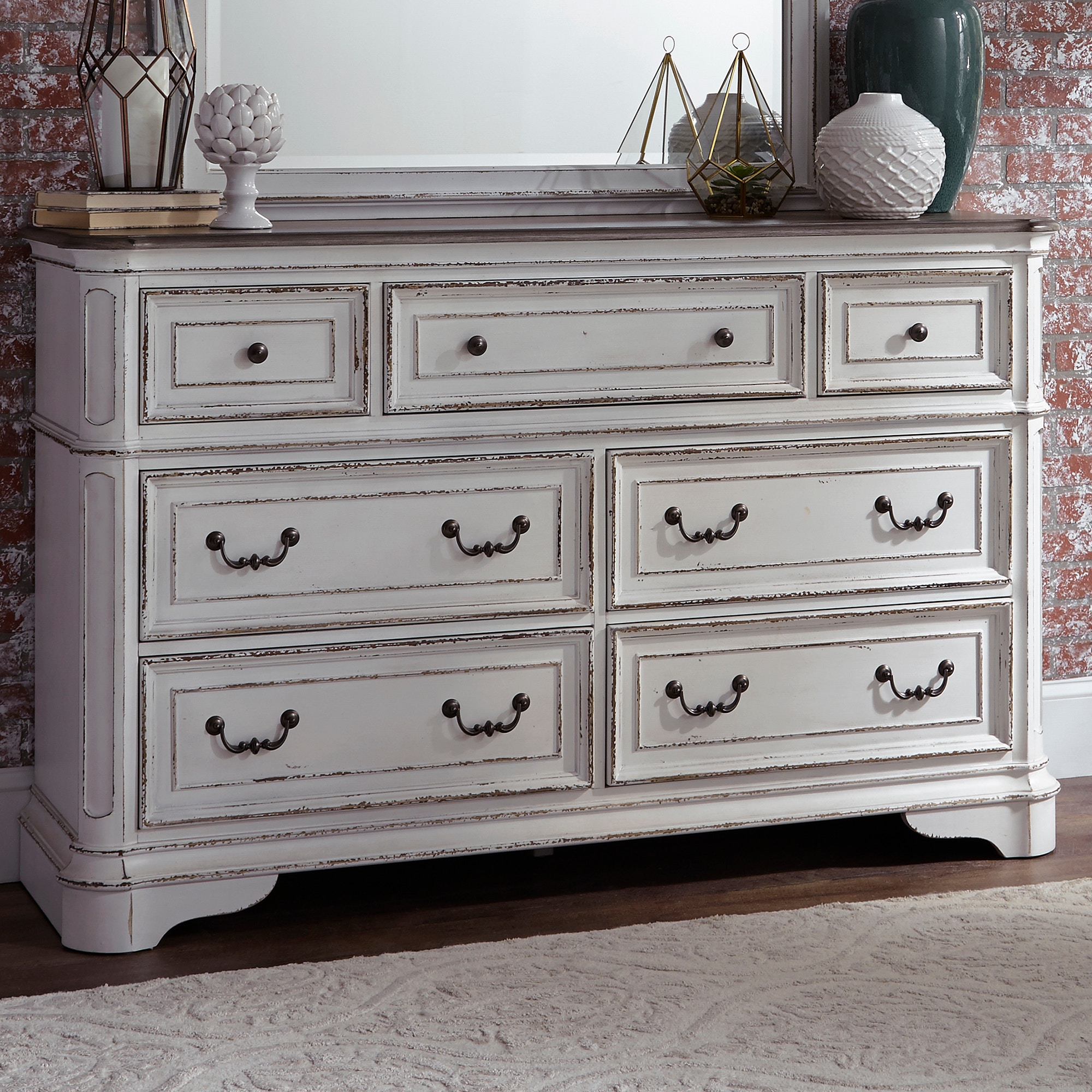 Short and deals long dresser