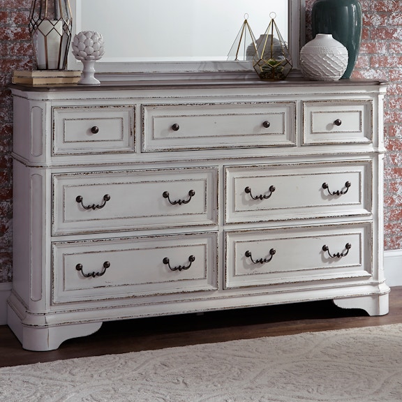 Liberty Furniture Magnolia Manor 7 Drawer Dresser 244-BR31 LI244-BR31
