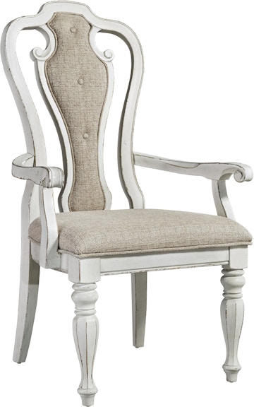 Liberty Furniture Magnolia Manor Splat Back Upholstered Arm Chair 244-C2501A LI244-C2501A