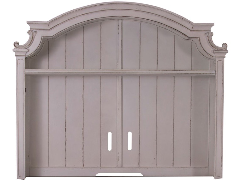 Liberty Furniture Magnolia Manor Arched Entertainment Hutch 244-EC74 at Woodstock Furniture & Mattress Outlet