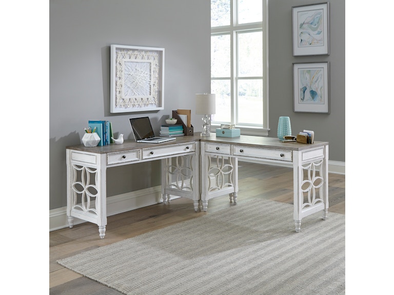 Liberty Furniture Opt L Shaped Desk Set 244-HOJ-ALSLD 244-HOJ-ALSLD