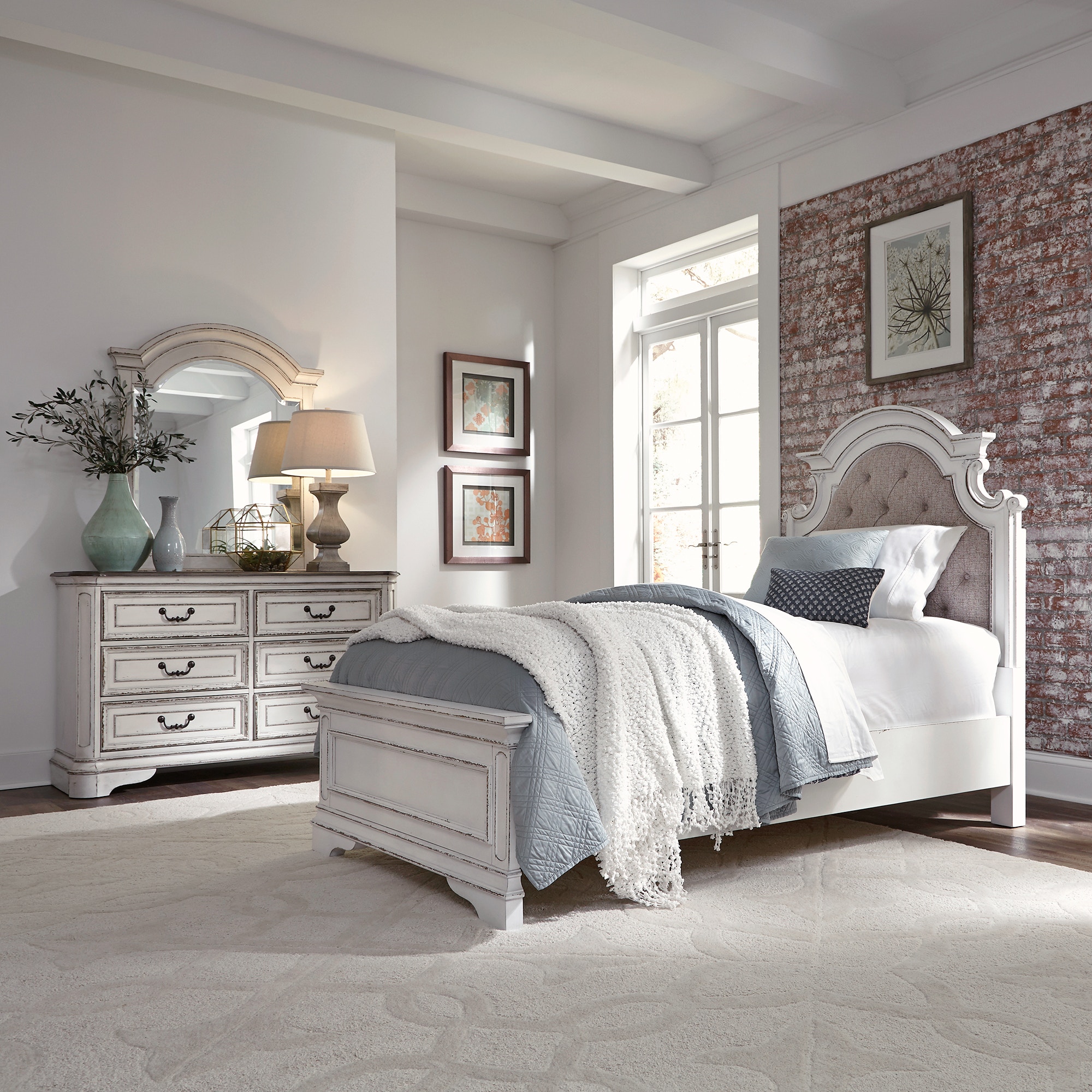 Liberty store upholstered bed