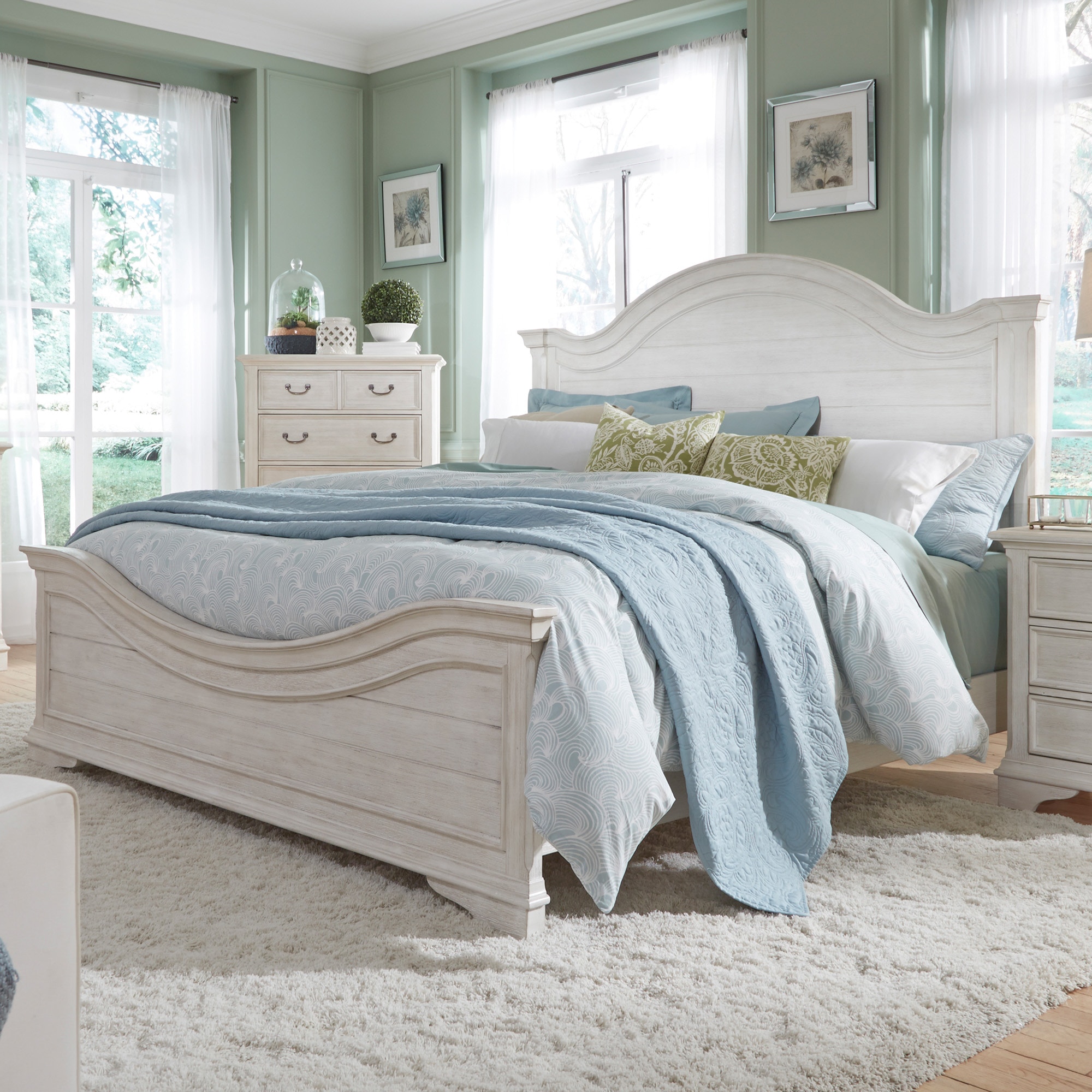 Liberty Furniture Bedroom King Panel Bed 249BRKPB Martin Furniture