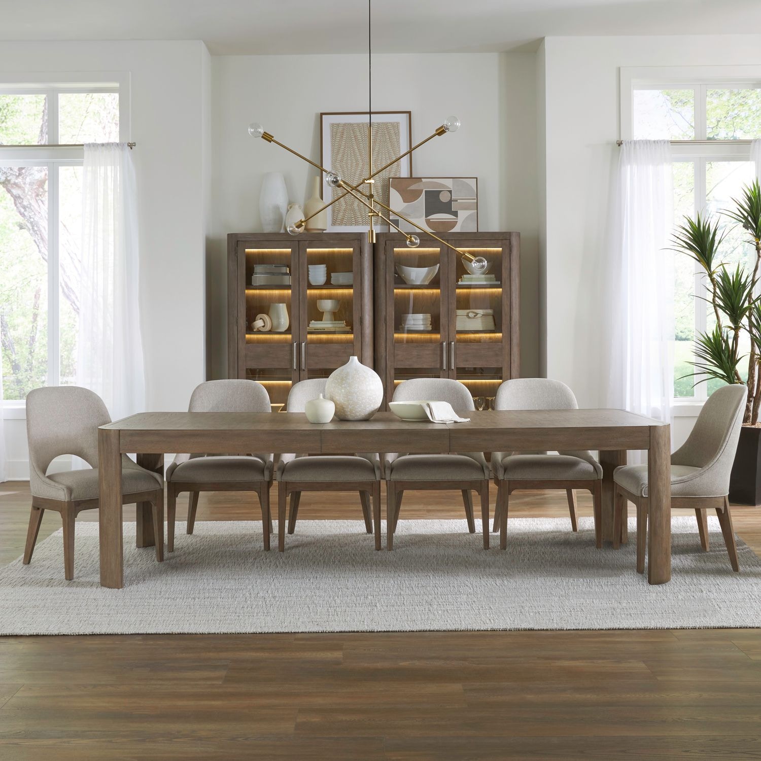 洋楽 303 - City Styles Liberty Furniture Casual Dining 7 Piece Rectangular Table Set 306