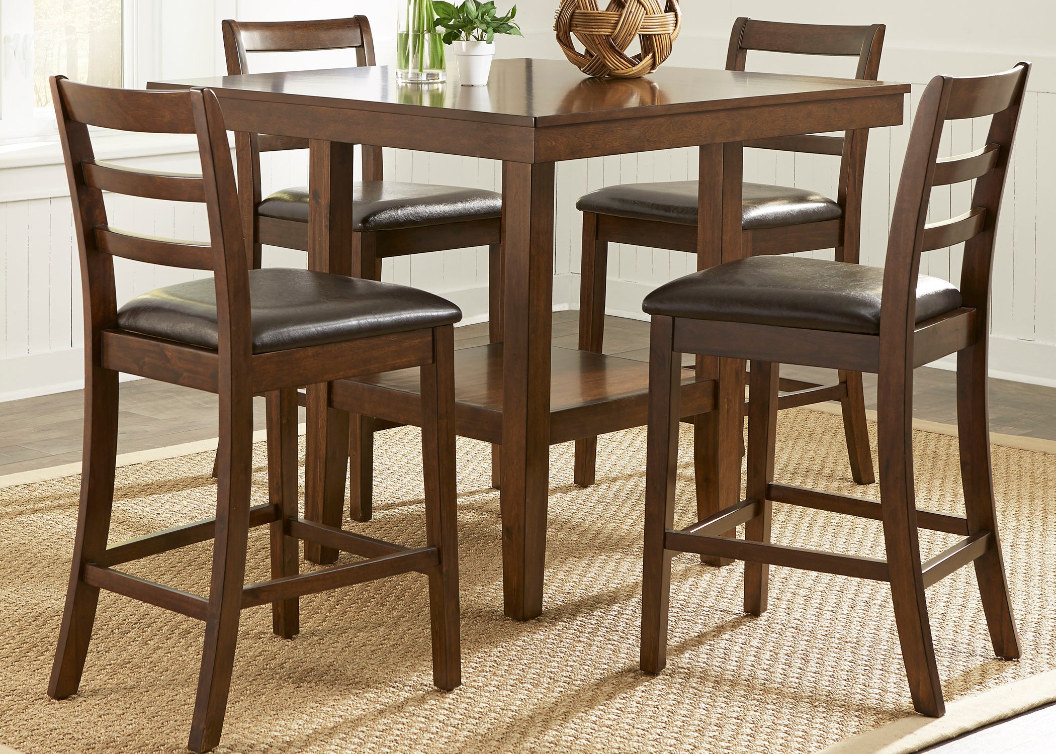 liberty furniture 5 piece gathering table set