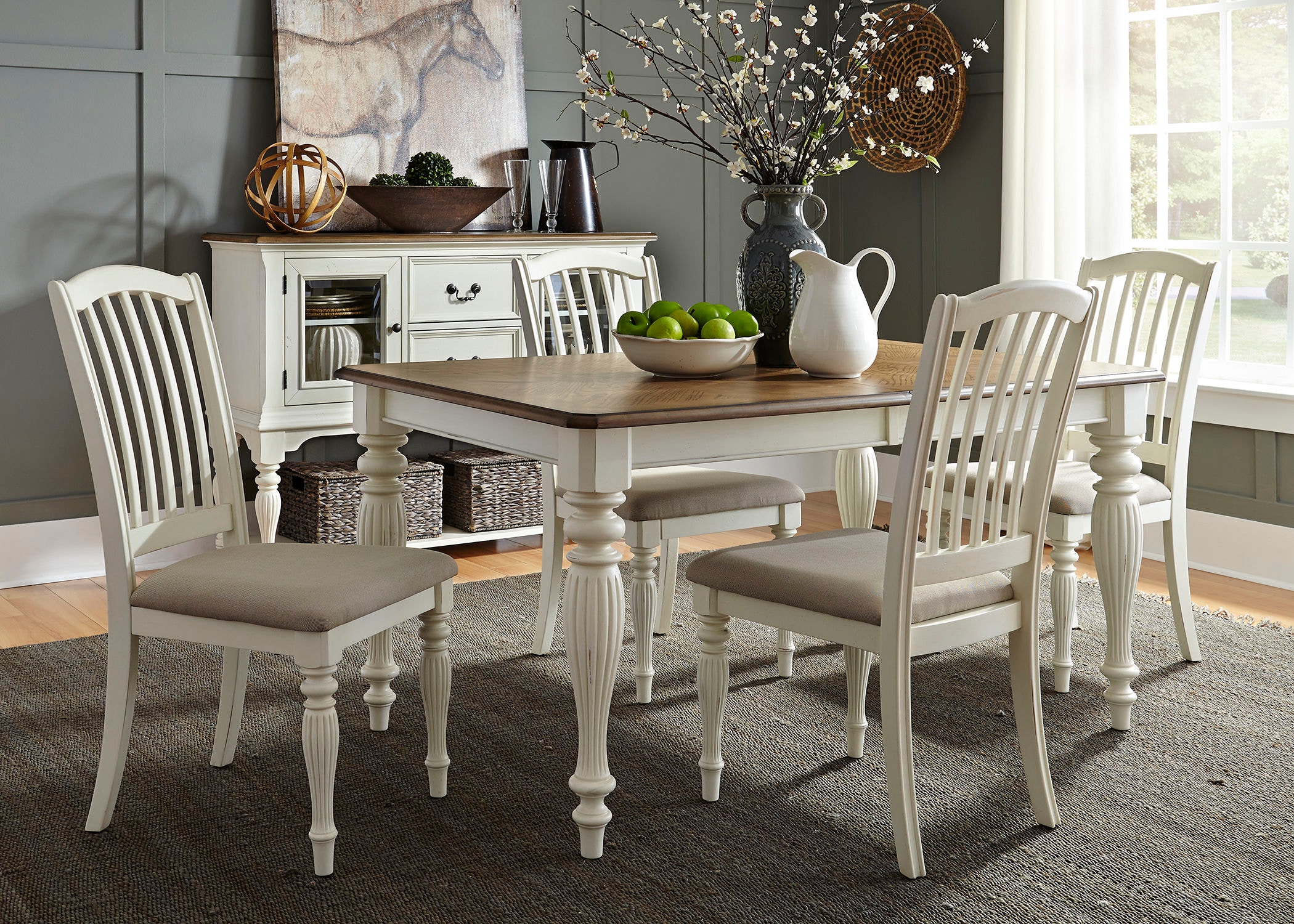 Casual dining outlet table set