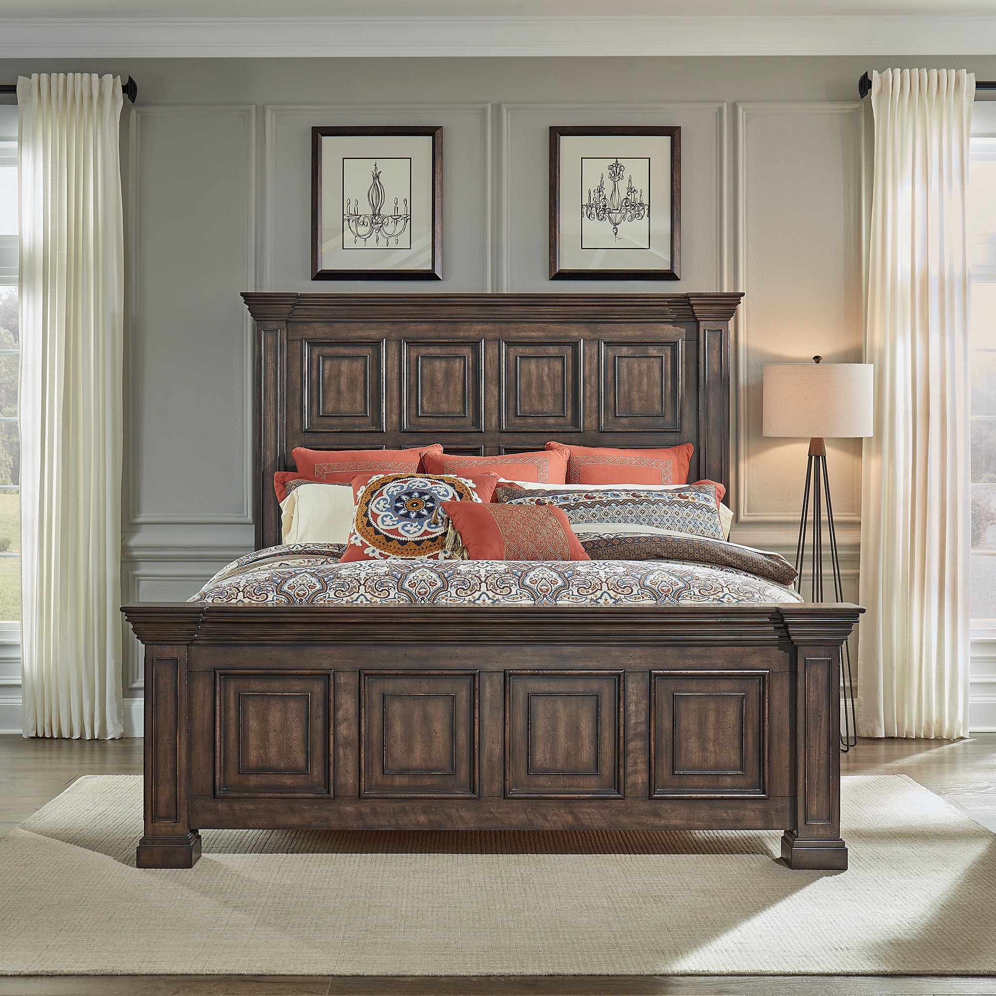 Liberty Furniture Bedroom King Panel Bed 361-BR-KPB 361-BR-KPB