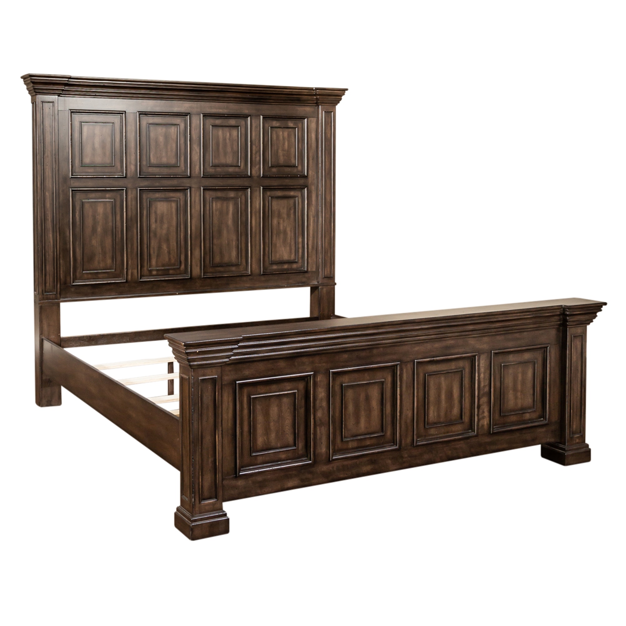 liberty　1113 Liberty Furniture Bedroom King Panel Bed, Dresser and Mirror