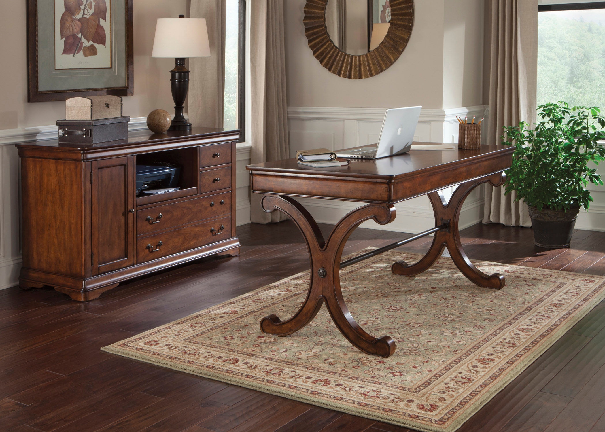 Liberty brookview cherry writing outlet desk