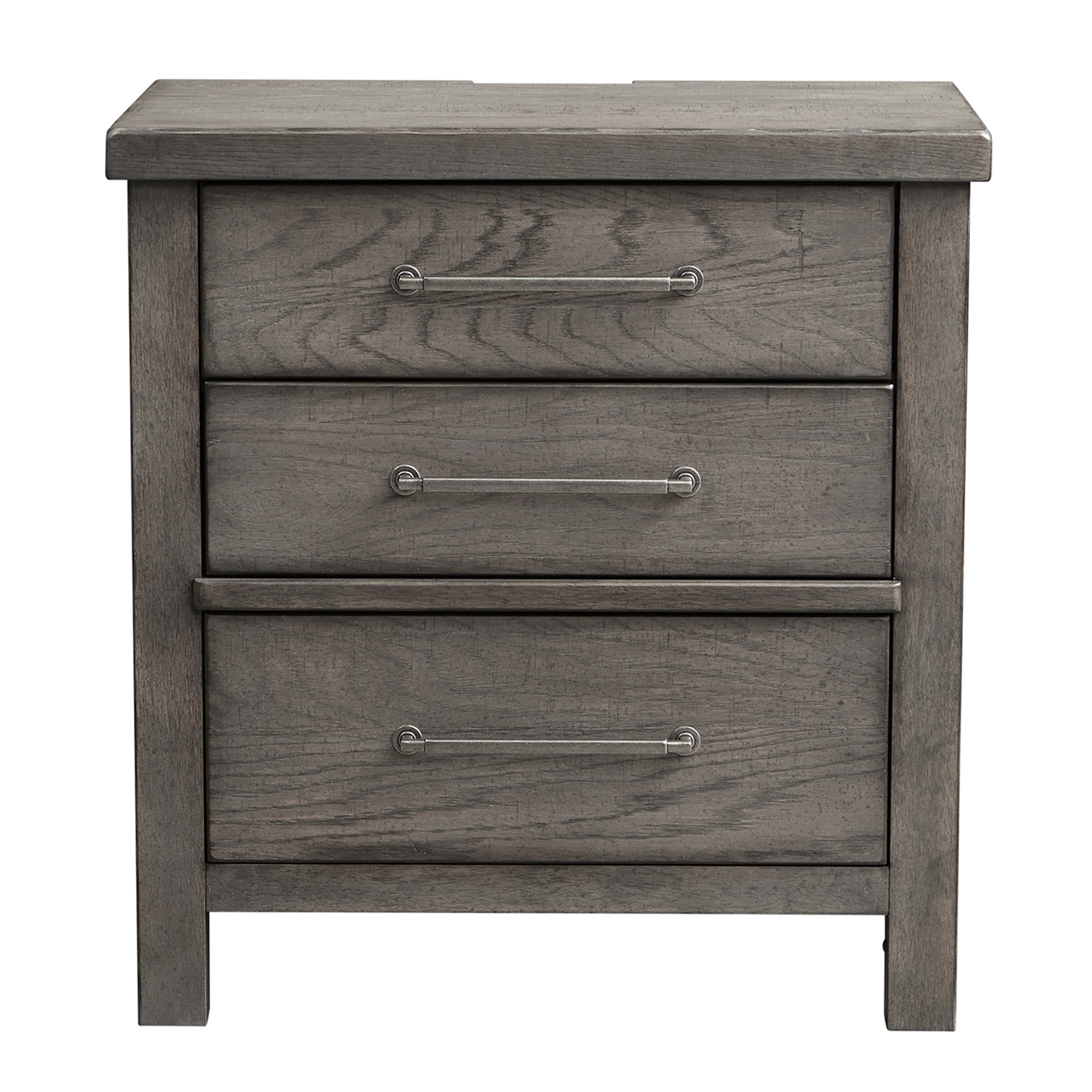  Modern Farmhouse 3 Drawer Night Stand 406-BR61