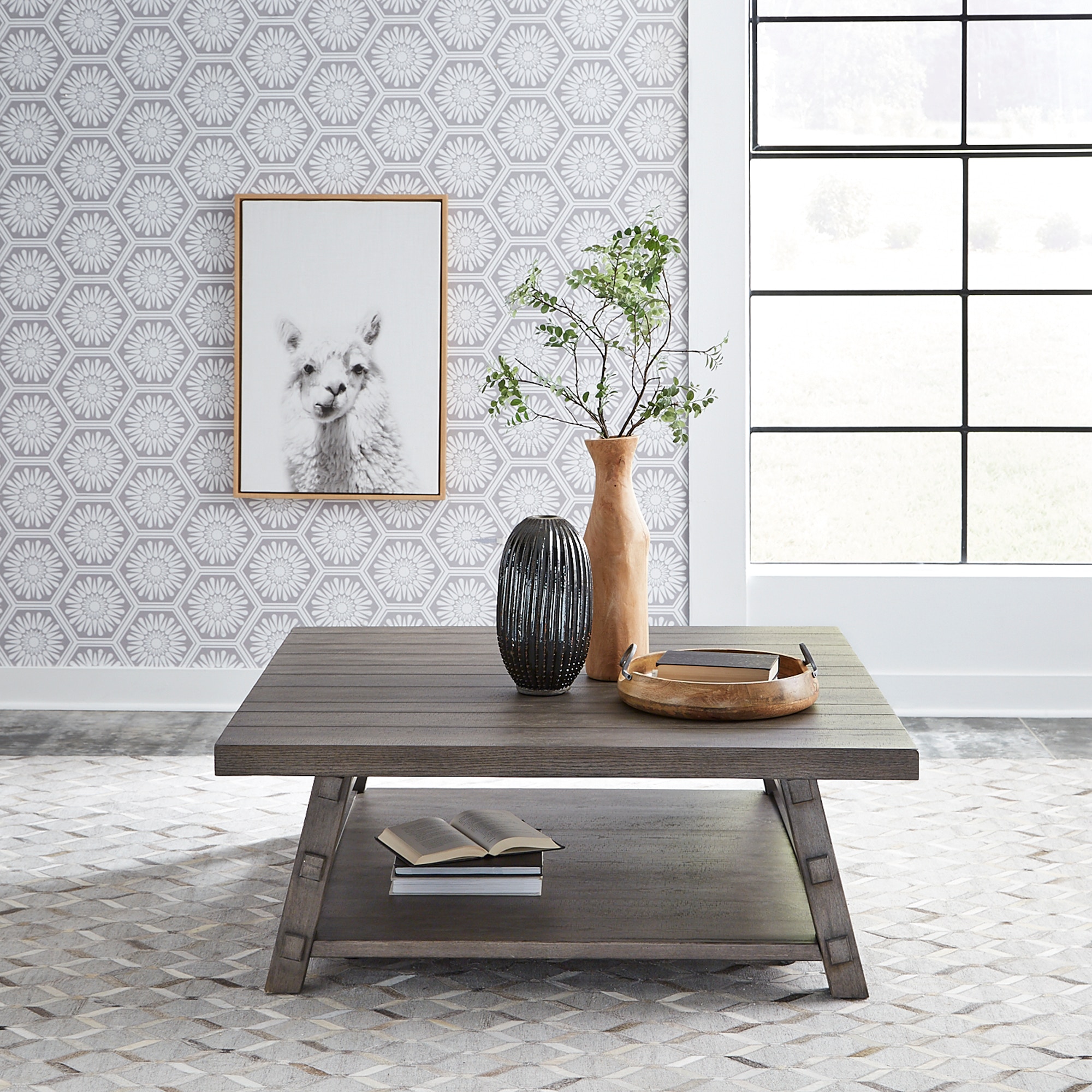 oversized farmhouse coffee table