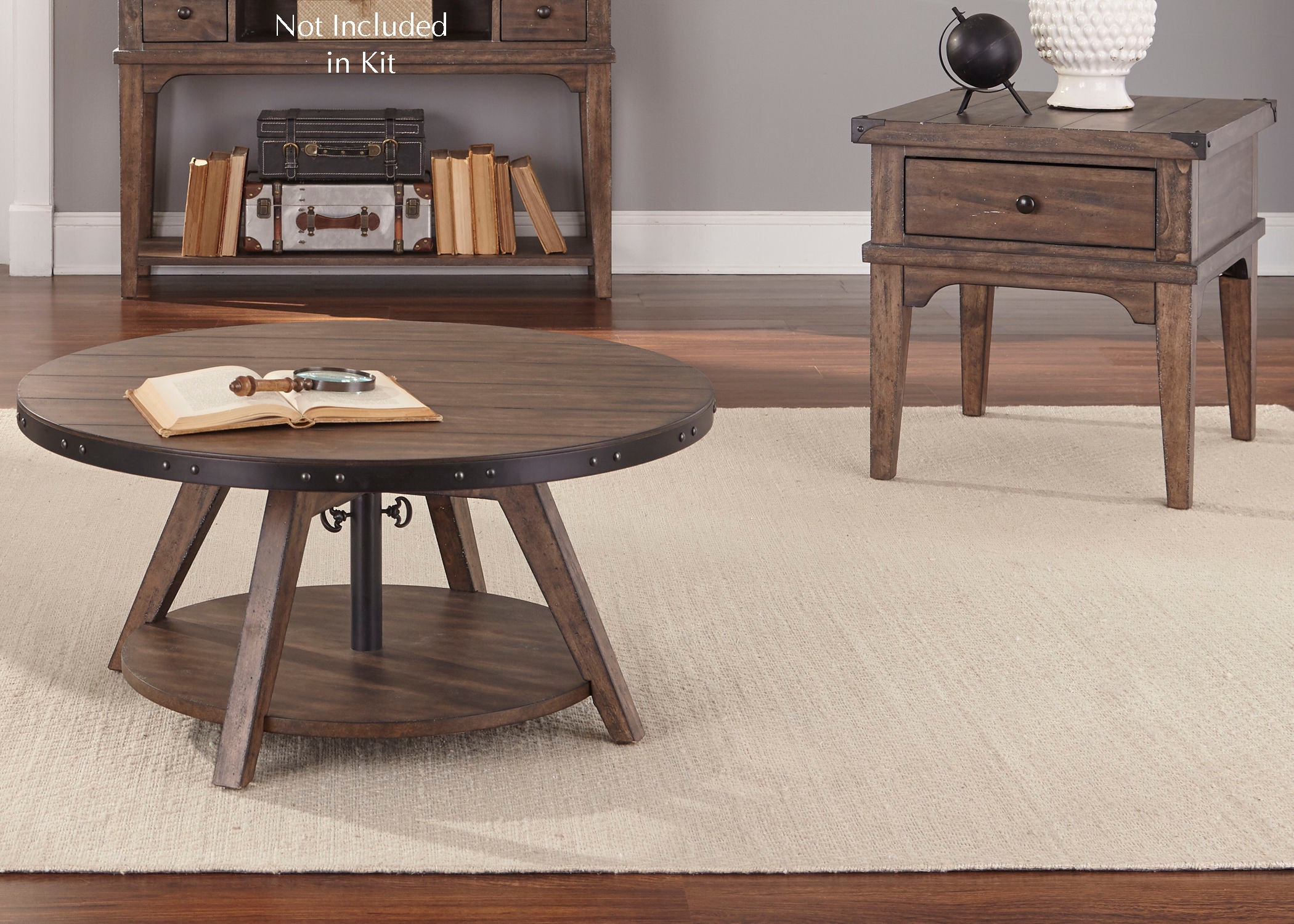 Liberty Furniture Living Room 3 Piece Set (1Cocktail 2End Tables) 416
