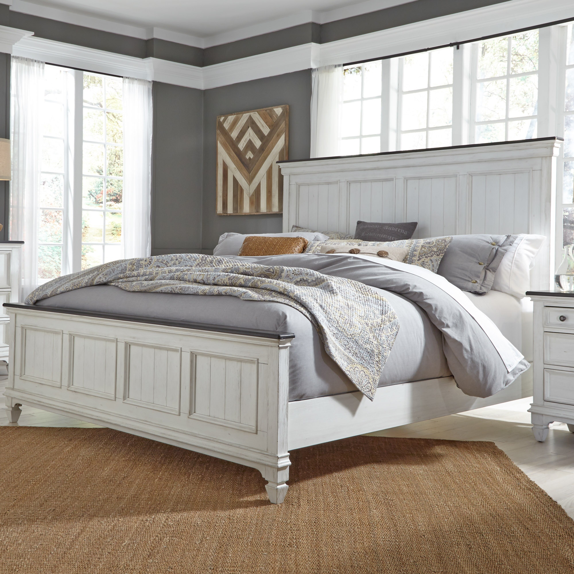 Liberty Furniture Bedroom Queen Panel Bed 417 Br Qpb B F Myers