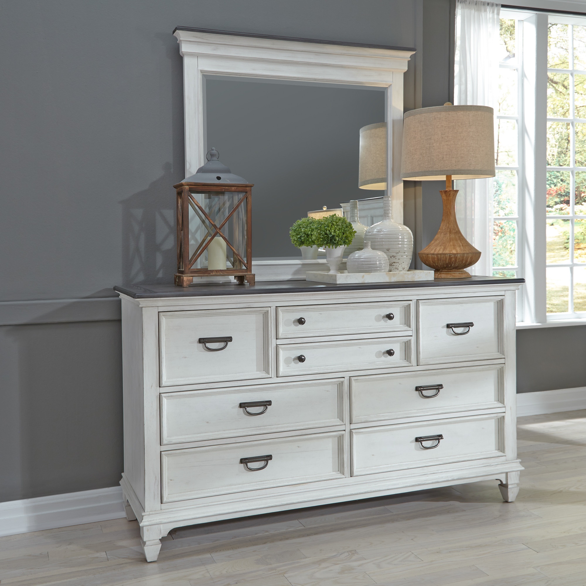 Liberty Furniture Bedroom 8 Drawer Dresser 417-BR31 - Wenz Home