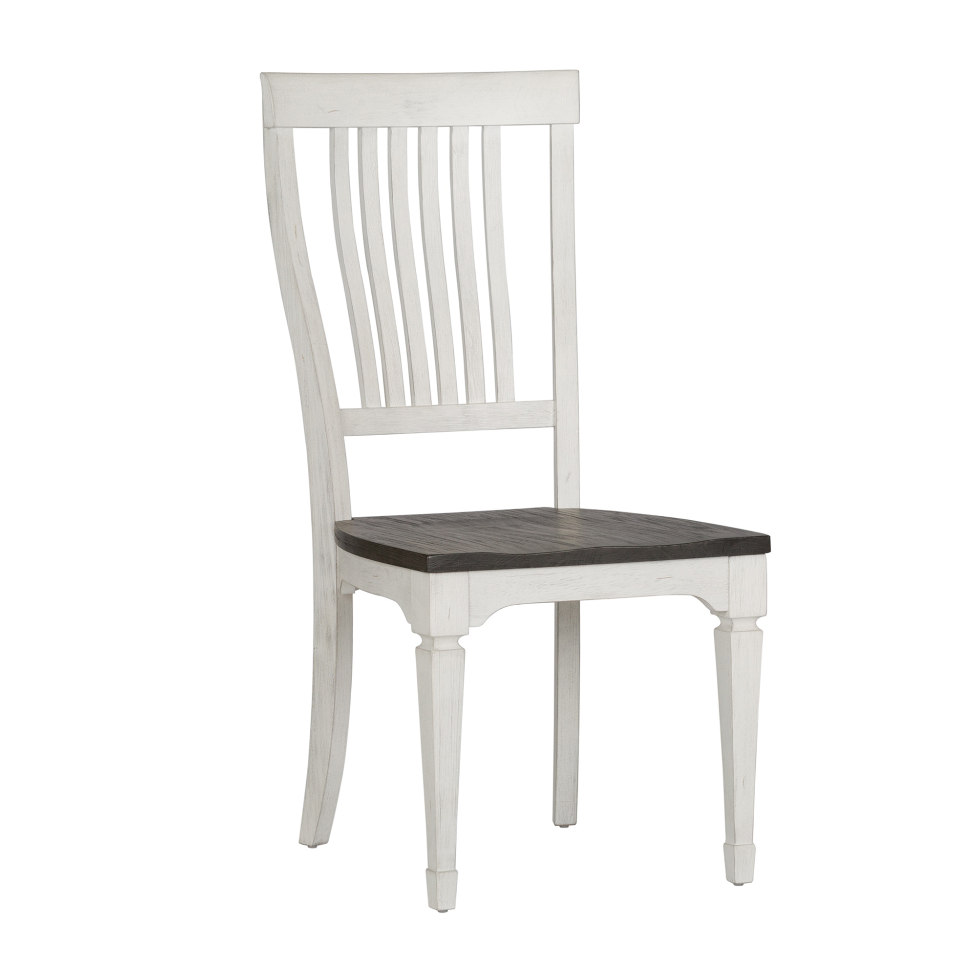 Spindle slat best sale back side chair