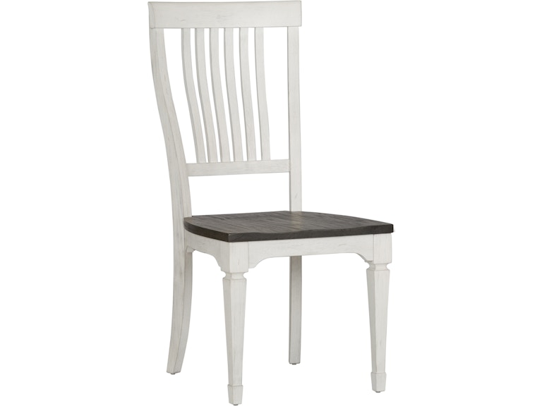 Liberty Furniture Allyson Park Slat Back Side Chair 417-C1500S at Woodstock Furniture & Mattress Outlet