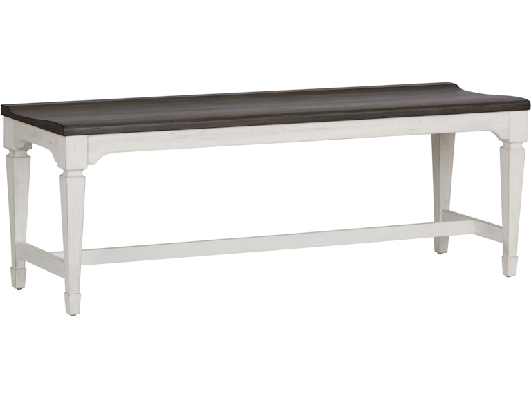 Liberty Furniture Allyson Park Wood Seat Dining Bench 417-C9000B at Woodstock Furniture & Mattress Outlet