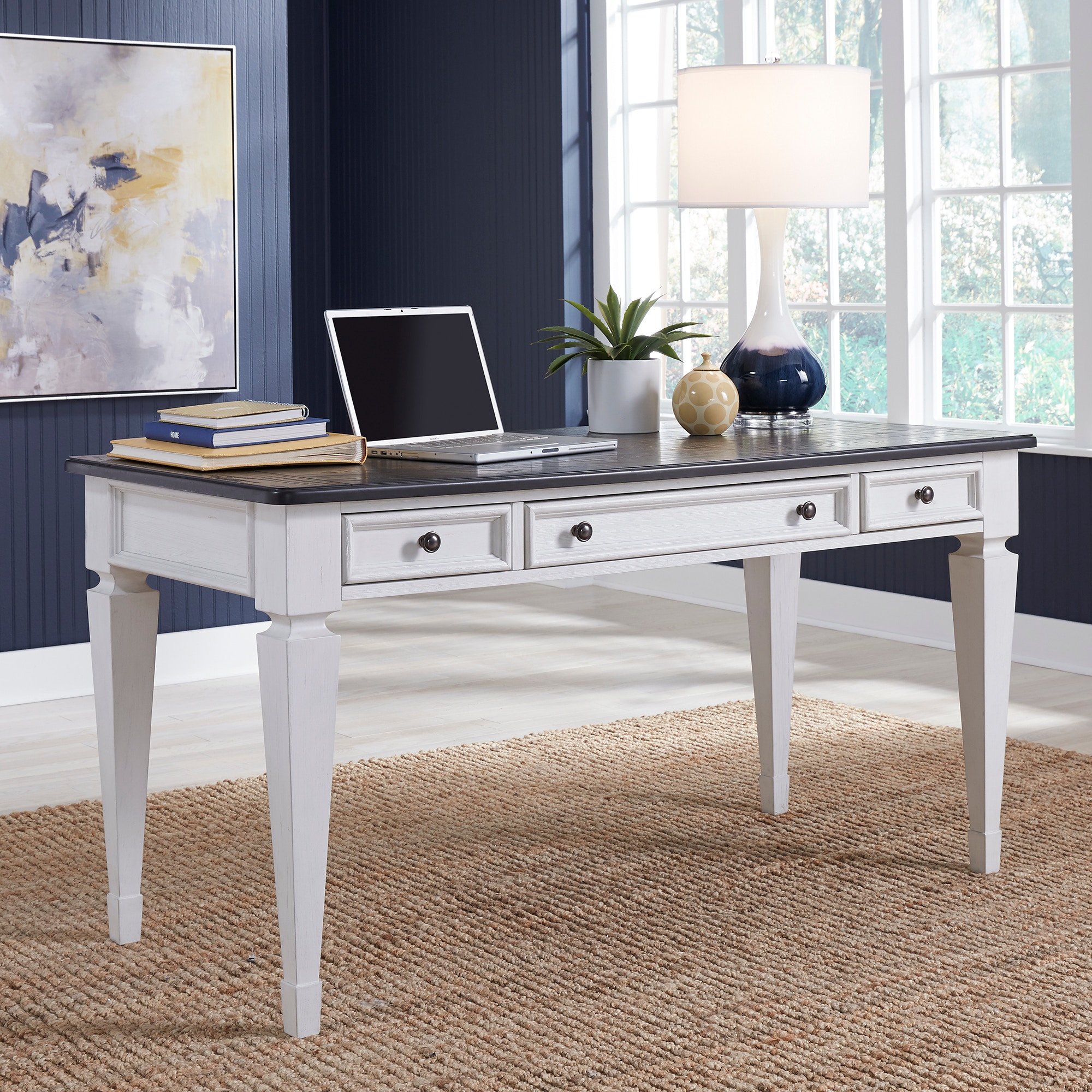 Best writing deals desk with drawers